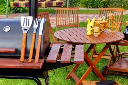 Un café decente en la barbacoa